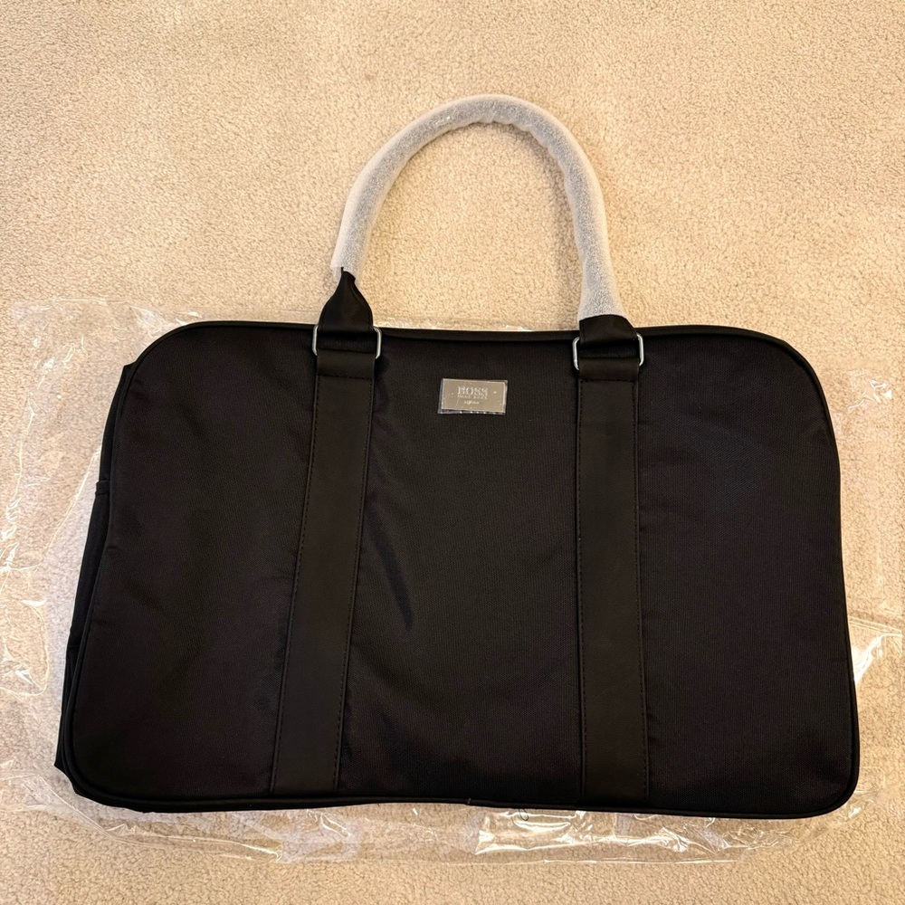 Hugo Boss Parfums Duffle Stylish Weekender Bag Travel Overnight Shoulder Strap